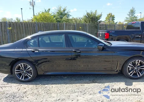 2021 BMW 750I xDrive from USA, damaged, VIN WBA7U2C08MCF01474
